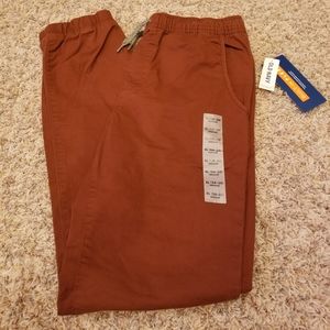 New Brick Red Boys Joggers